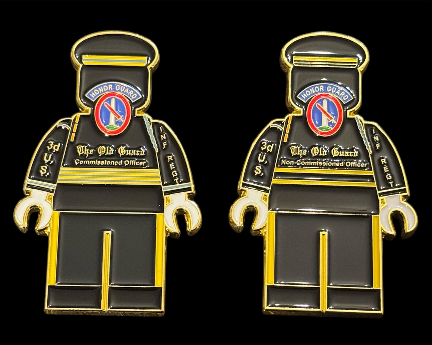 Old Guard Officer / NCO Lego Coin Set