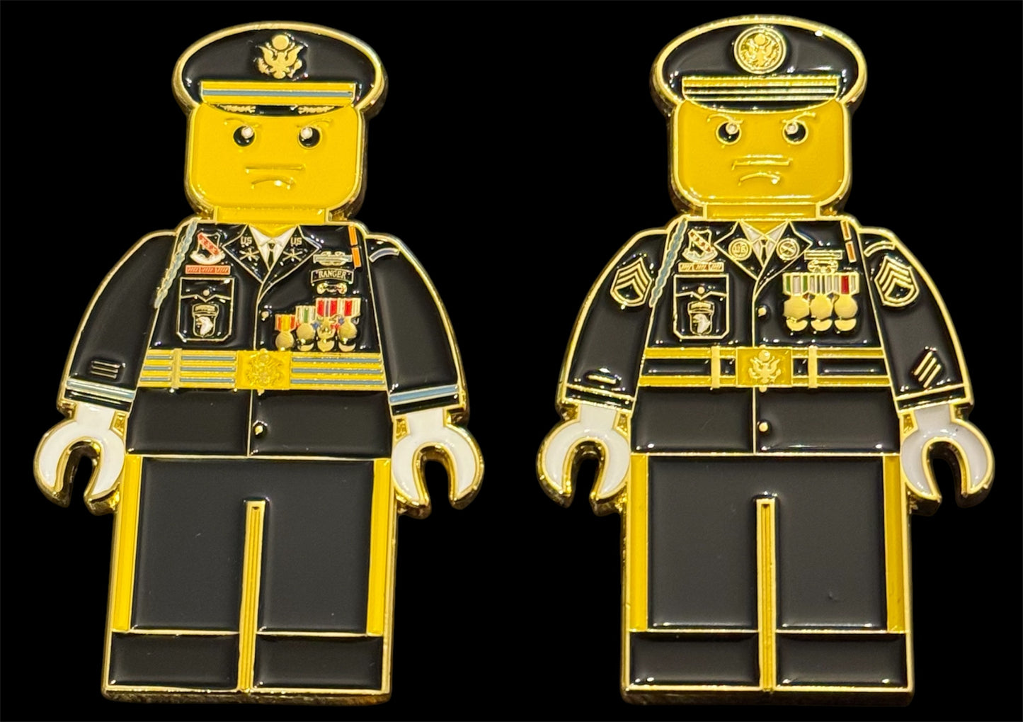 Old Guard Officer / NCO Lego Coin Set